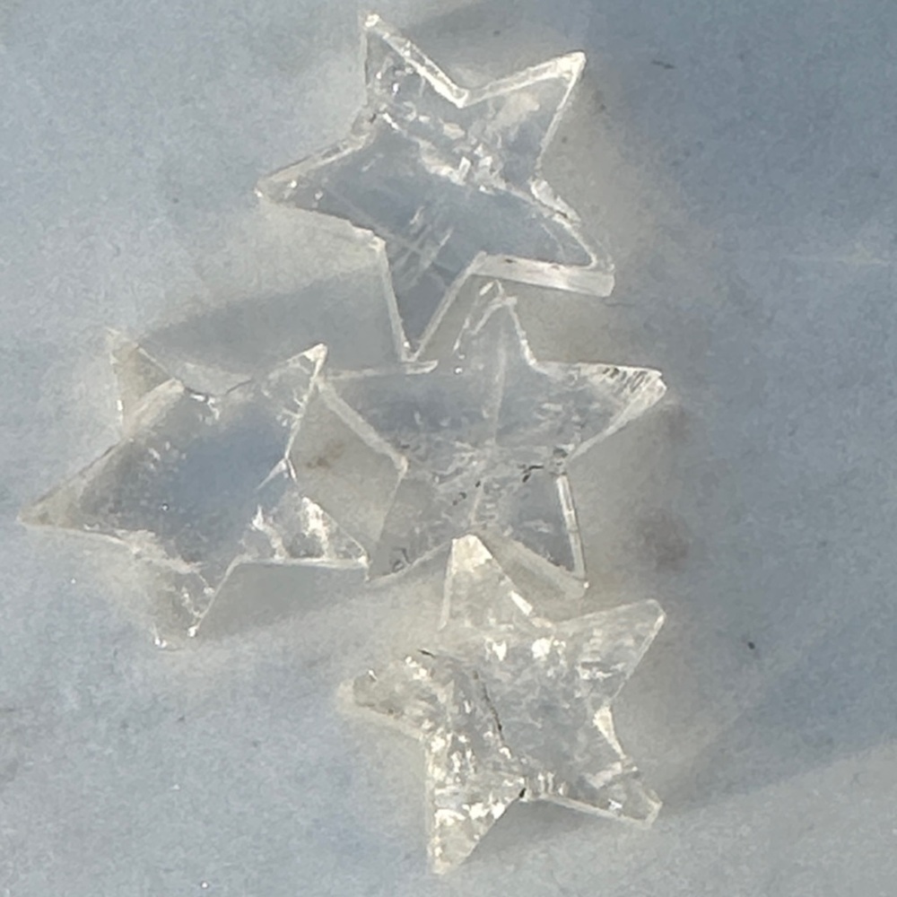 Genuine 118.00 Cts White Quartz Star Lot - Picture 15 of 16